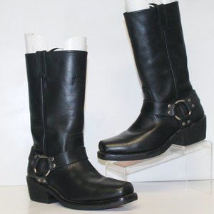 Mint Harley Davidson Biker Motorcycle Moto Riding Hustin Boots Worn 1X